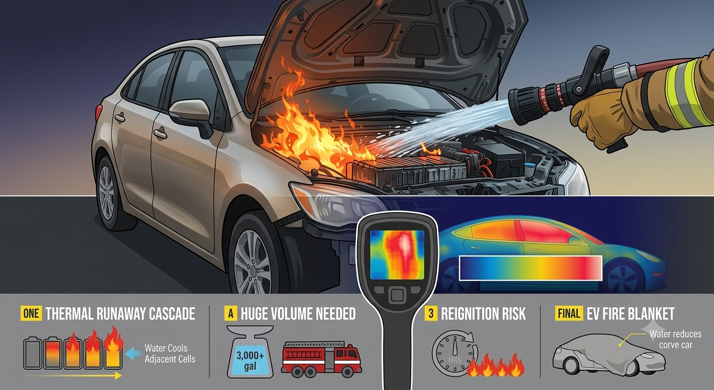 Can You Put Out a Lithium Battery Fire With Water?