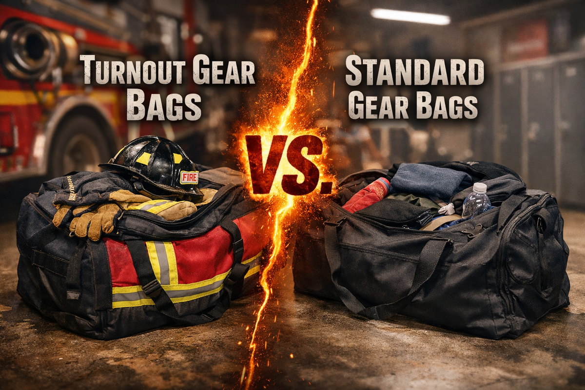 Turnout gear bags vs. standard gear bags comparison