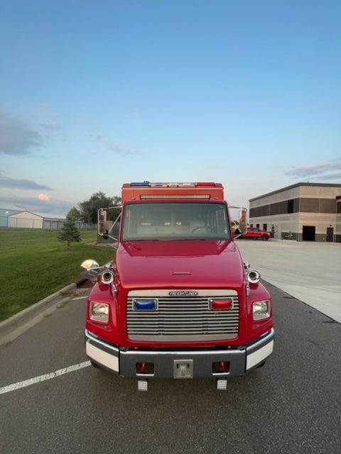 Fire Safety USA Used Fire Truck Fire_Safety_USA 1996 Freightliner Enclosed Top Mount Pumper