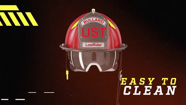 Bullard UST® LowRider Traditional Fire Helmet with 6" Brass Eagle - Matte Finish