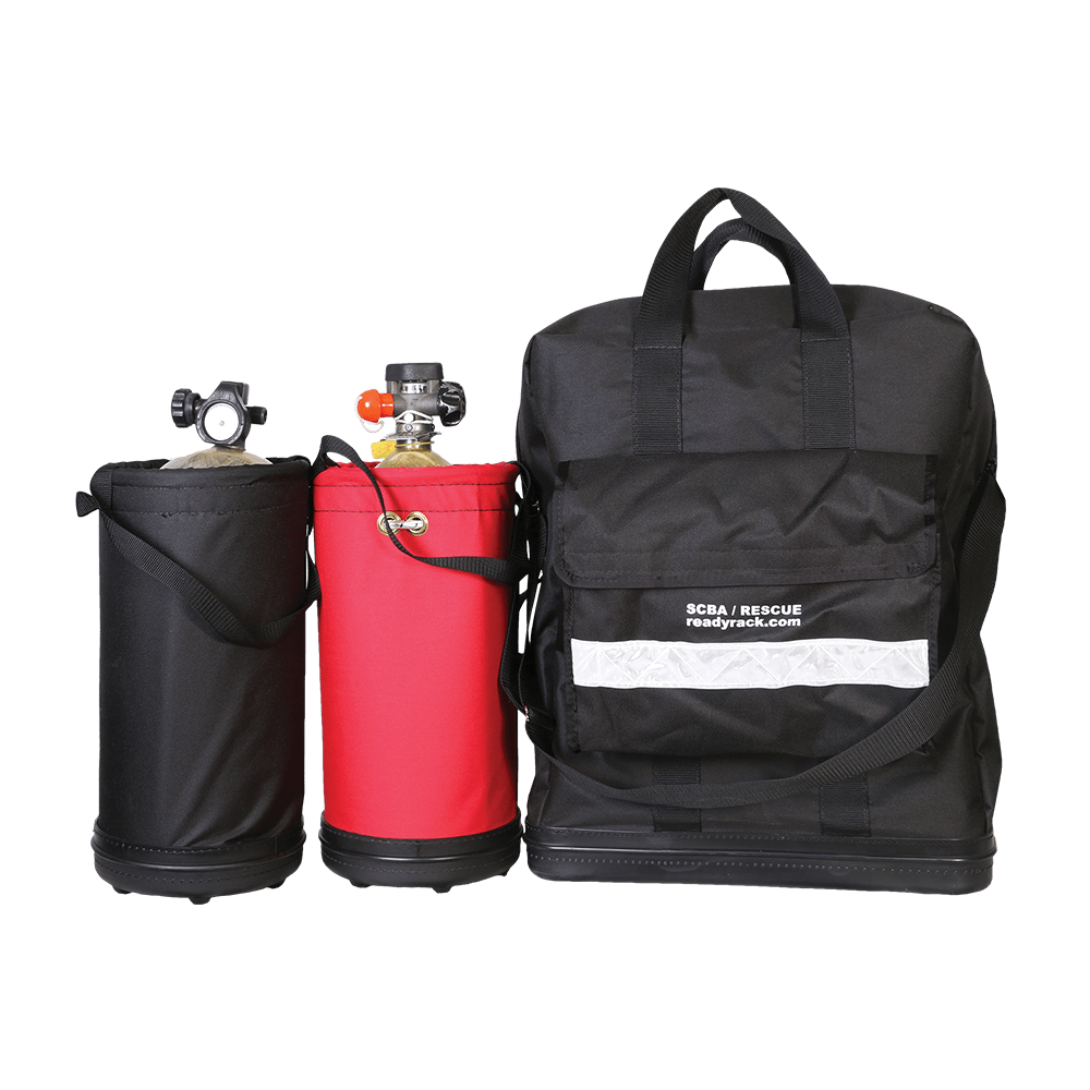 Ready Rack Gear Storage Fire_Safety_USA Ready Rack SCBA/Cylinder/Rescue Bag (With Inserts)