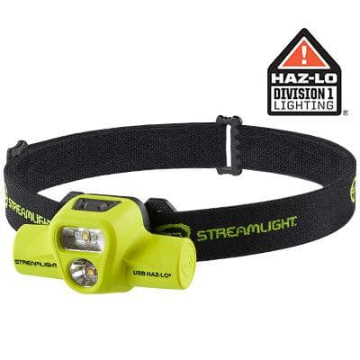 streamlight head flashlight Streamlight USB Haz-Lo® Intrinsically Safe Headlamp