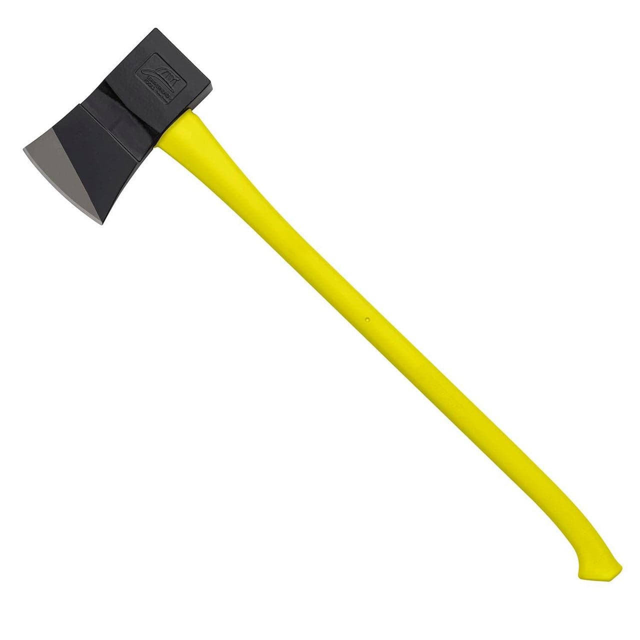 LeatherHead Tools Forcible Entry Fire_Safety_USA ULTRA-FORCE AXE 35.5" with Yellow Handle and Textured Heavy-Duty Grip