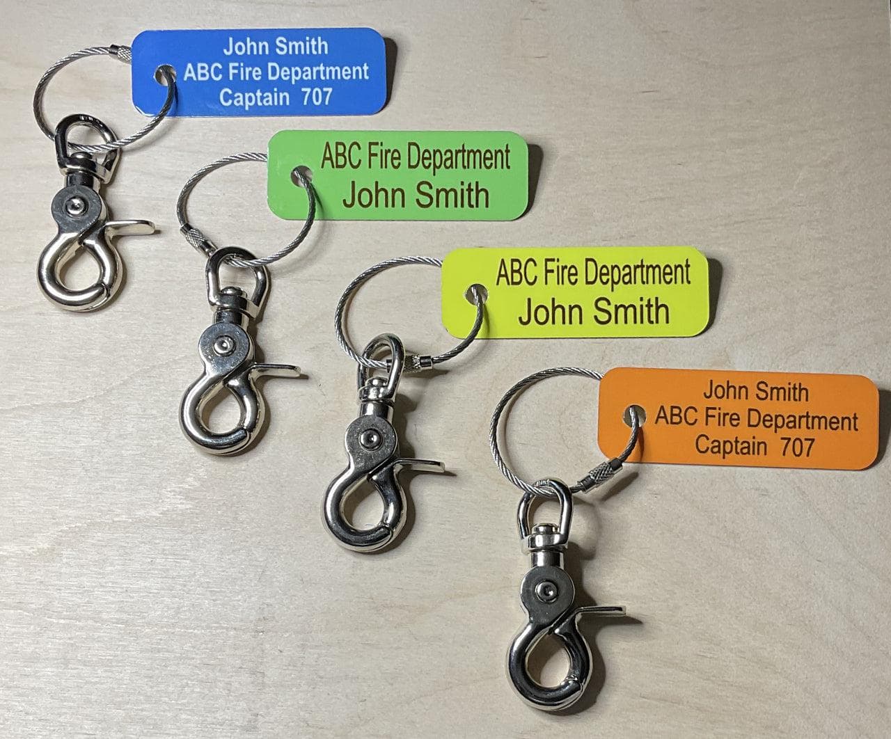 Mylor Inc Accountability Tags Fire_Safety_USA Aluminum Accountability Tags