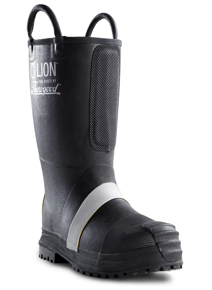 Lion Boots Fire_Safety_USA Lion Hellfire Insulated Rubber Firefighter Boot