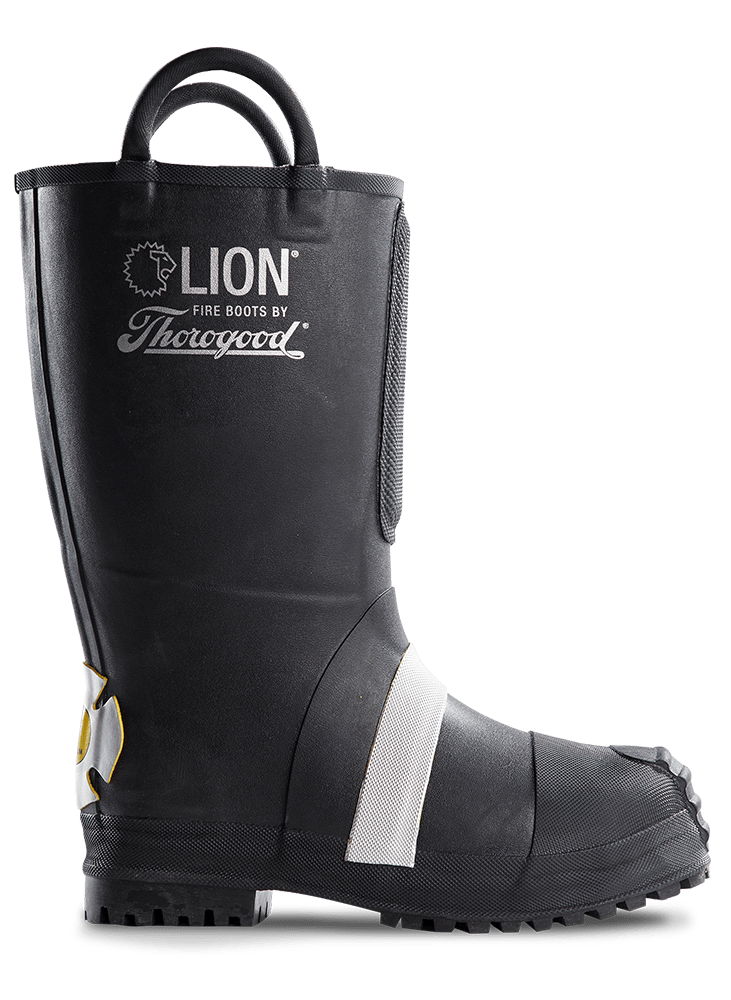 Lion Boots Fire_Safety_USA Lion Hellfire Insulated Rubber Firefighter Boot