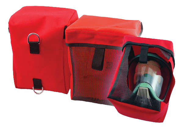 R & B Fabrication SCBA Mask Bags Fire_Safety_USA Vented SCBA Mask Bag