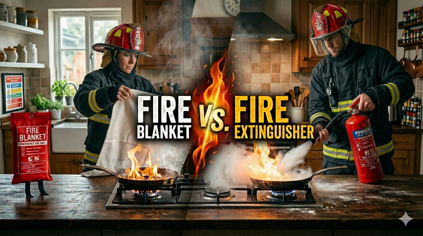 Fire Blanket vs. Fire Extinguisher: Which Do Firefighters Reach For?