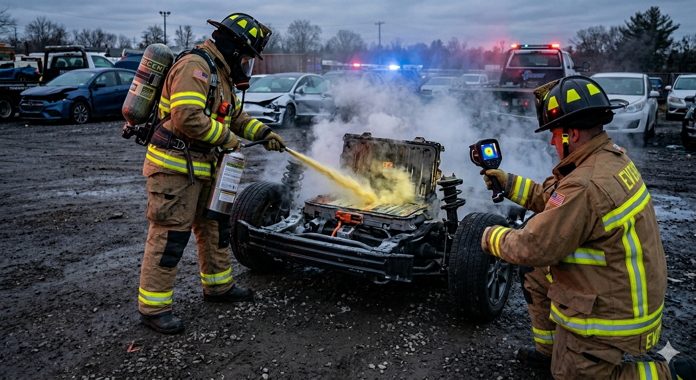 Lithium Battery Fire Extinguisher Options: What Actually Works