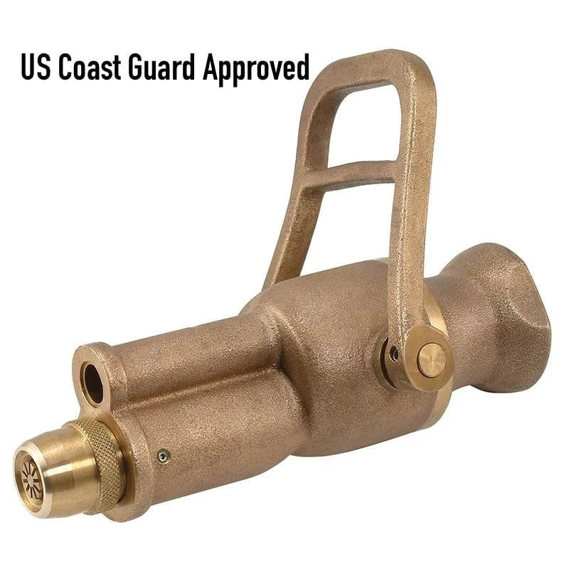 Fire Hose Nozzles Direct Nozzles Fire_Safety_USA 1 1/2" Coast Guard Nozzle with Fog Tip