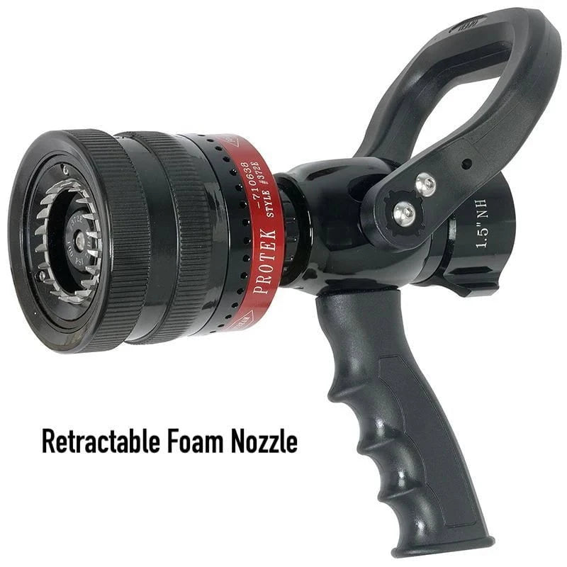 Fire Hose Nozzles Direct Nozzles Fire_Safety_USA 1-1/2" Constant Gallonage Retractable Foam Nozzle 60, 95 or 125 GPM (Preset to 125 GPM)