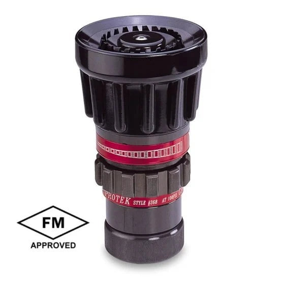 Fire Hose Nozzles Direct Nozzles Fire_Safety_USA 1-1/2" High-Range Selectable Gallonage Nozzle TIP ONLY (95-125-150-200-250 GPM)