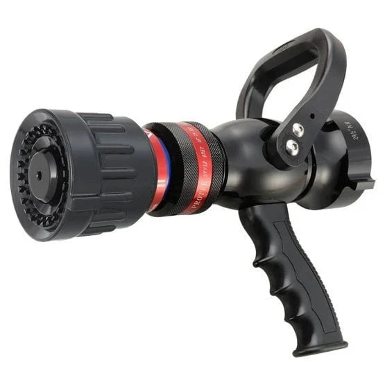 Fire Hose Nozzles Direct Nozzles Fire_Safety_USA 1-1/2" or 2-1/2" Mid-Range Low-Pressure Selectable Gallonage Nozzle (60-95-125-150-200 GPM)