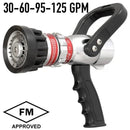 Fire Hose Nozzles Direct Nozzles Fire_Safety_USA 1-1/2" Selectable Gallonage Brass Nozzle (30-60-95-125 GPM)