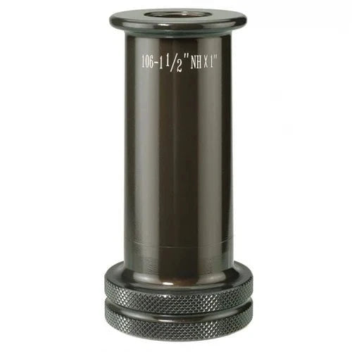 Fire Hose Nozzles Direct Shutoffs Fire_Safety_USA 1-1/2" Smooth Bore Plain Tip 15/16" Outlet