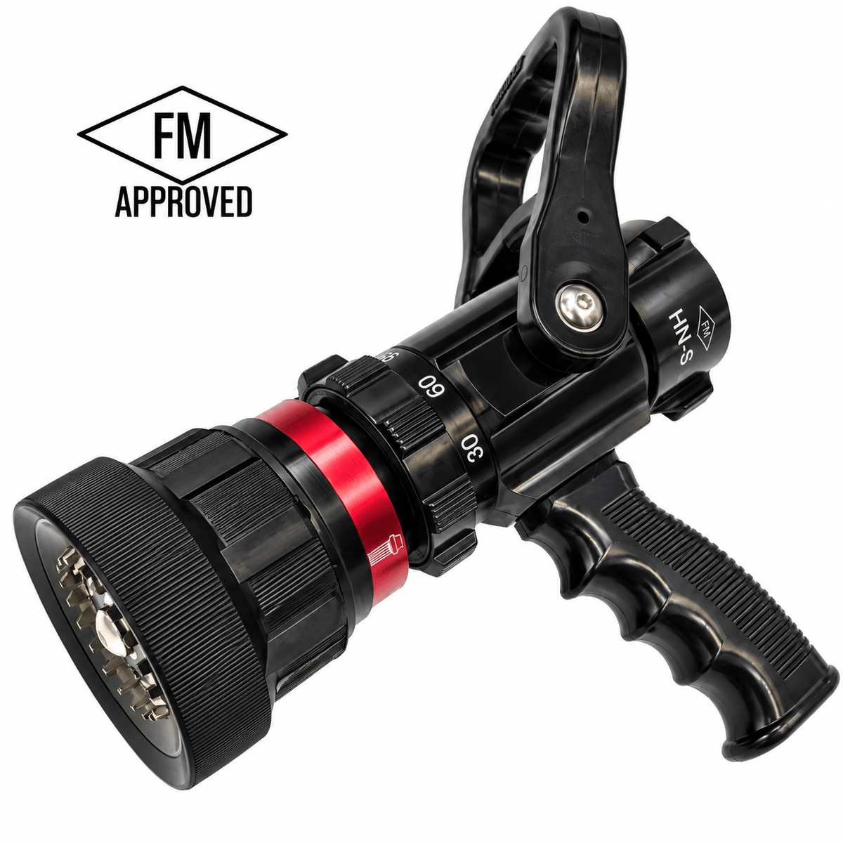 Ally Fire USA Nozzles Fire_Safety_USA 1.5" NH Selectable Gallonage Nozzle with Pistol Grip (30-125 GPM)