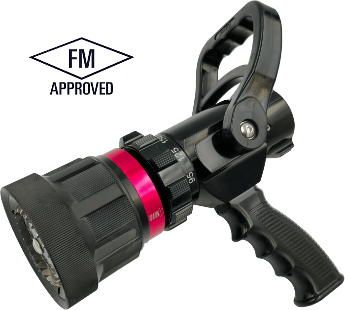 Ally Fire USA Nozzles Fire_Safety_USA 1.5" NST Pistol Grip Selectable Flow Nozzles (95-125-150-200) GPM