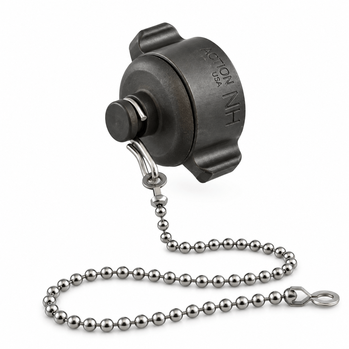 C & S Supply Caps & Plugs Fire_Safety_USA 1" NH/NPSH Cap & Chain