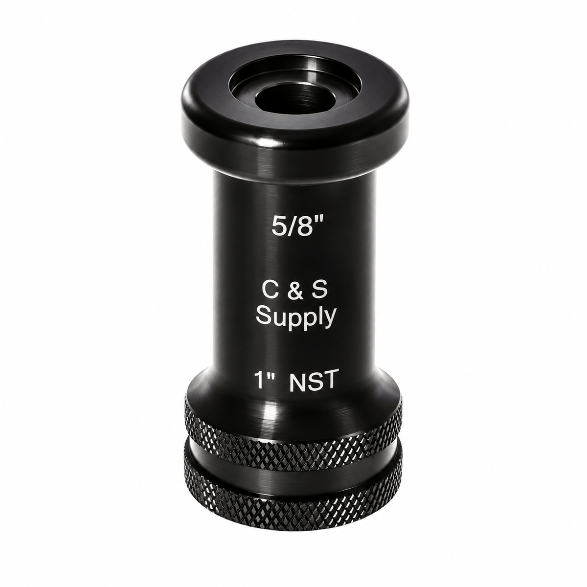 C & S Supply Smooth Bore Tips Fire_Safety_USA 1" Straight Bore Nozzle with 5/8" Outlet