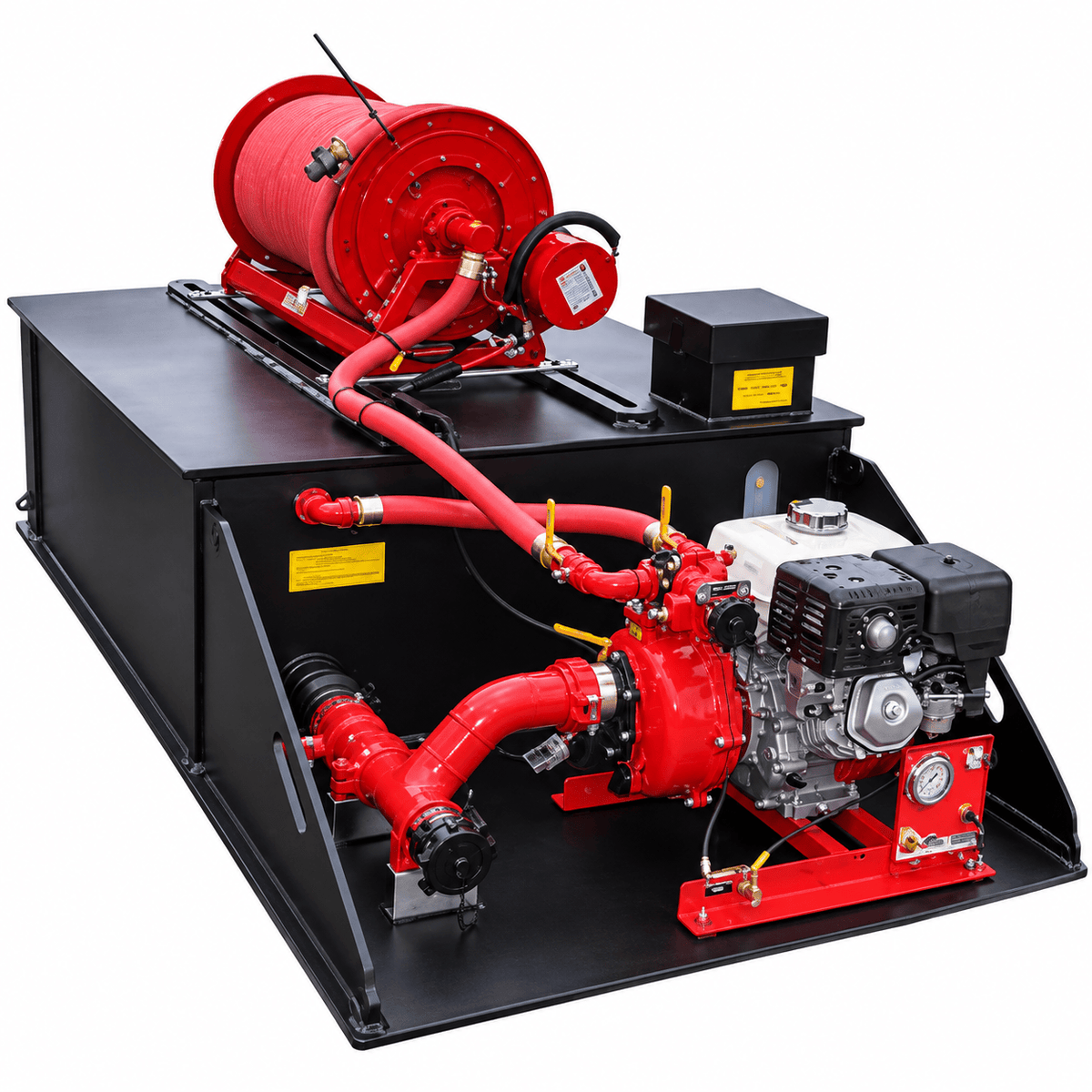 CET Truck Skid Units Fire_Safety_USA 11 HP Skid Unit with 200 Gallon Water Tank