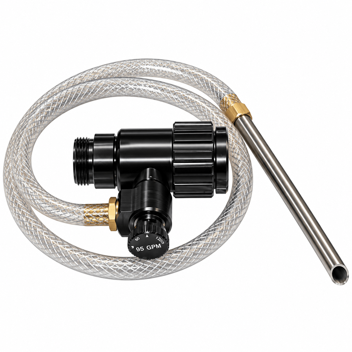 C & S Supply Foam Accessories Fire_Safety_USA 125 GPM Foam Eductor with Metering Dial and 1-1/2" Rigid Base
