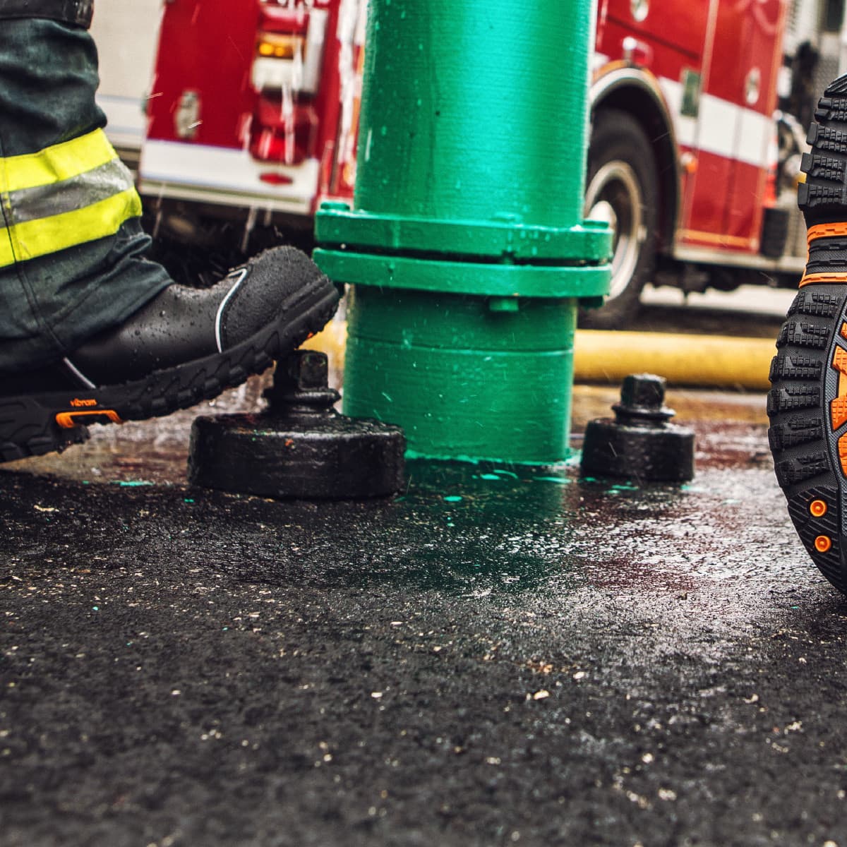 Lion Boots Fire_Safety_USA 14" Knockdown Elite Bunker Boot - Men's
