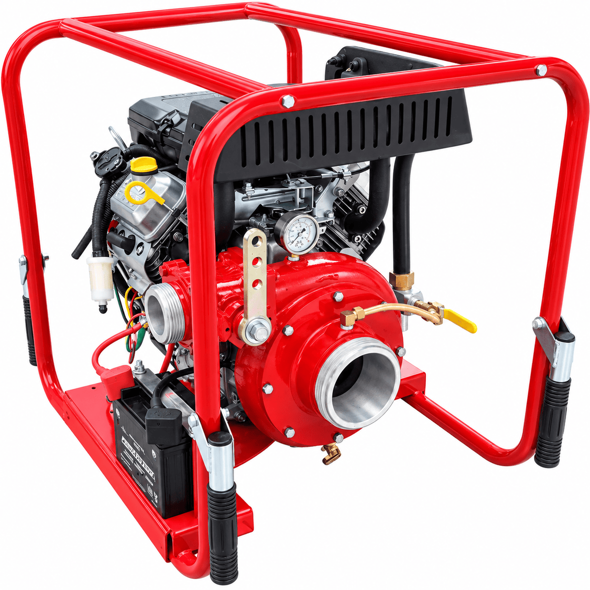 CET Portable Pumps Fire_Safety_USA 18 HP High Volume Skid Frame Pump - Electric Start