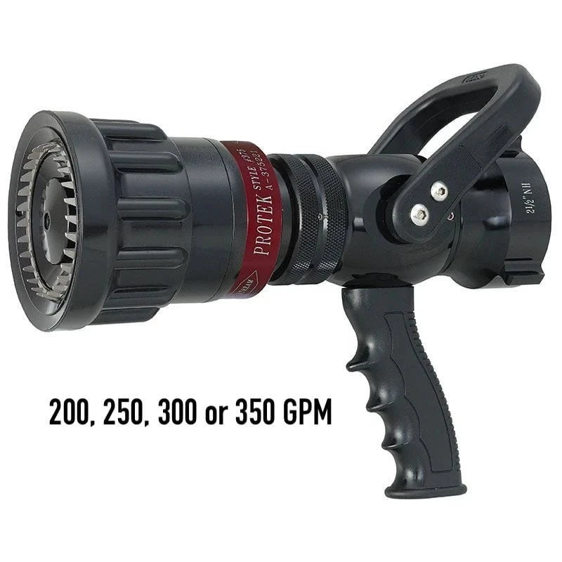 Fire Hose Nozzles Direct Nozzles Fire_Safety_USA 2-1/2" High-Range Constant Gallonage Nozzle 200, 250, 300 or 350 GPM(Preset to 300 GPM)