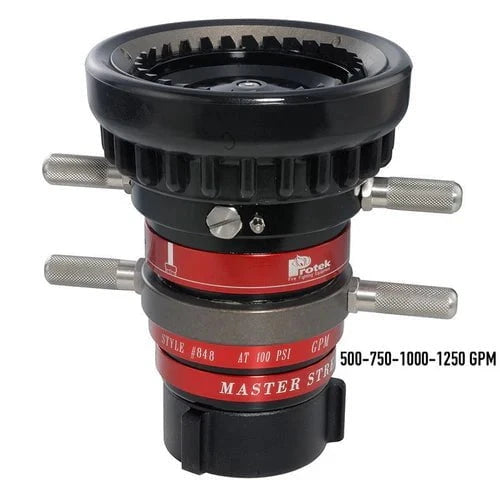 Fire Hose Nozzles Direct Monitors Fire_Safety_USA 2-1/2" Selectable Gallonage Monitor Nozzle 500-750-1000-1250 GPM