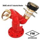 Fire Hose Nozzles Direct Monitors Fire_Safety_USA 2-1/2" Selectable Gallonage Monitor Nozzle 500-750-1000-1250 GPM