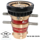 Fire Hose Nozzles Direct Monitors Fire_Safety_USA 2-1/2" Selectable Gallonage Monitor Nozzle 500-750-1000-1250 GPM
