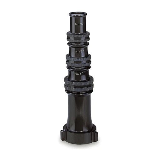 Fire Hose Nozzles Direct Shutoffs Fire_Safety_USA 2-1/2" Smooth Bore Quad Stacked Tip