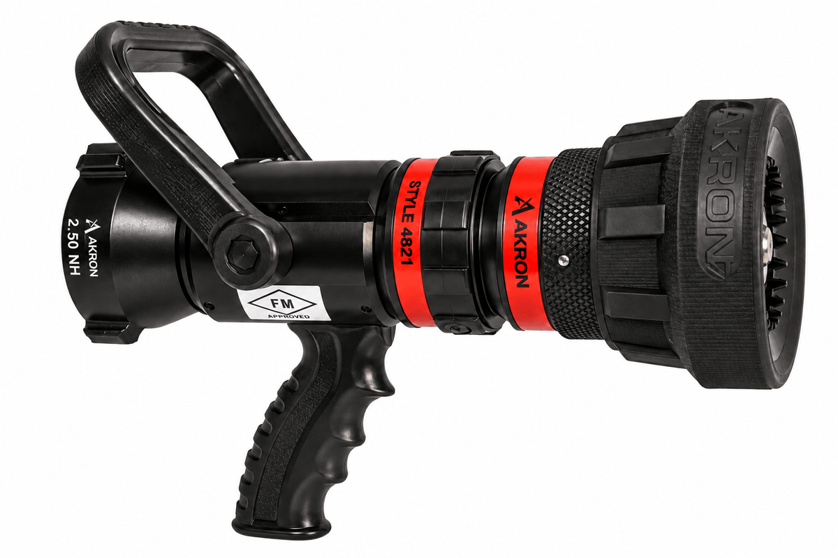 Akron Brass Nozzles Fire_Safety_USA 2.5'' High-Range Turbojet Nozzle with Pistol Grip