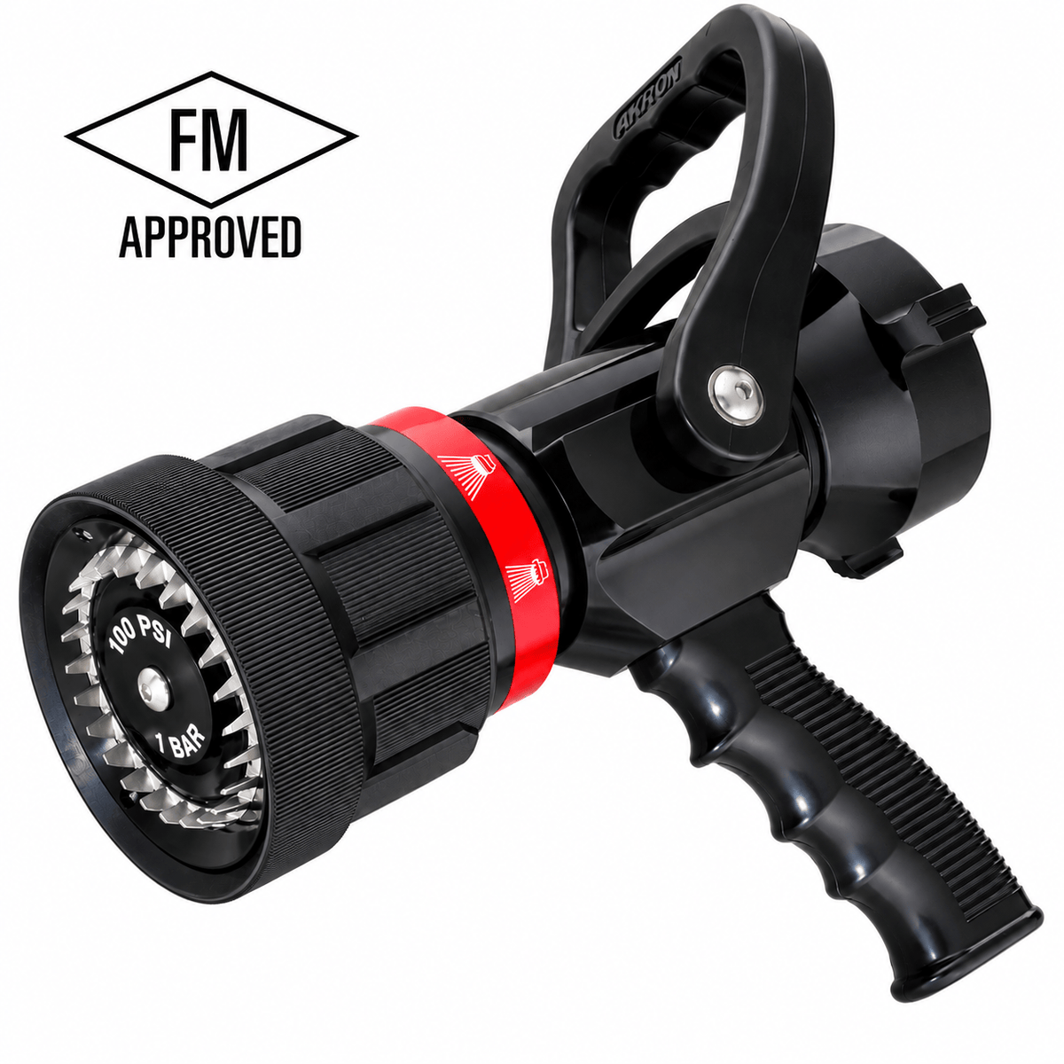 Ally Fire USA Nozzles Fire_Safety_USA 2.5" NH Constant Gallonage Nozzle with Pistol Grip (250 GPM)