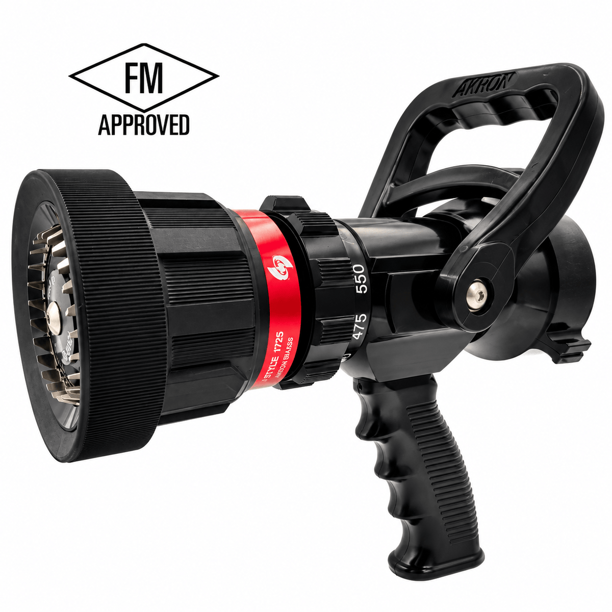 Ally Fire USA Nozzles Fire_Safety_USA 2.5" NH Selectable Gallonage Nozzle with Pistol Grip (185-325 GPM)