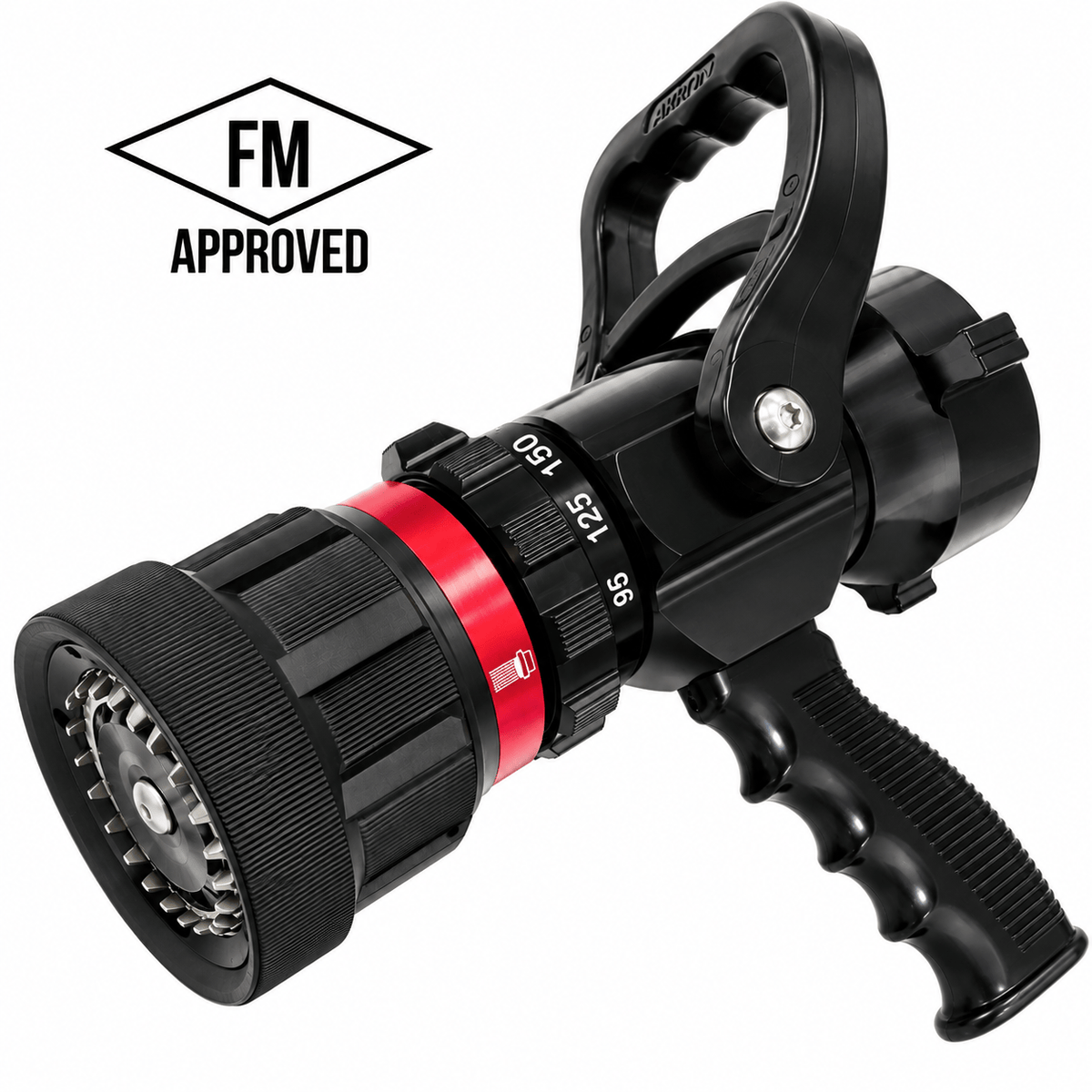 Ally Fire USA Nozzles Fire_Safety_USA 2.5" NH Selectable Gallonage Nozzle with Pistol Grip (60-200 GPM)