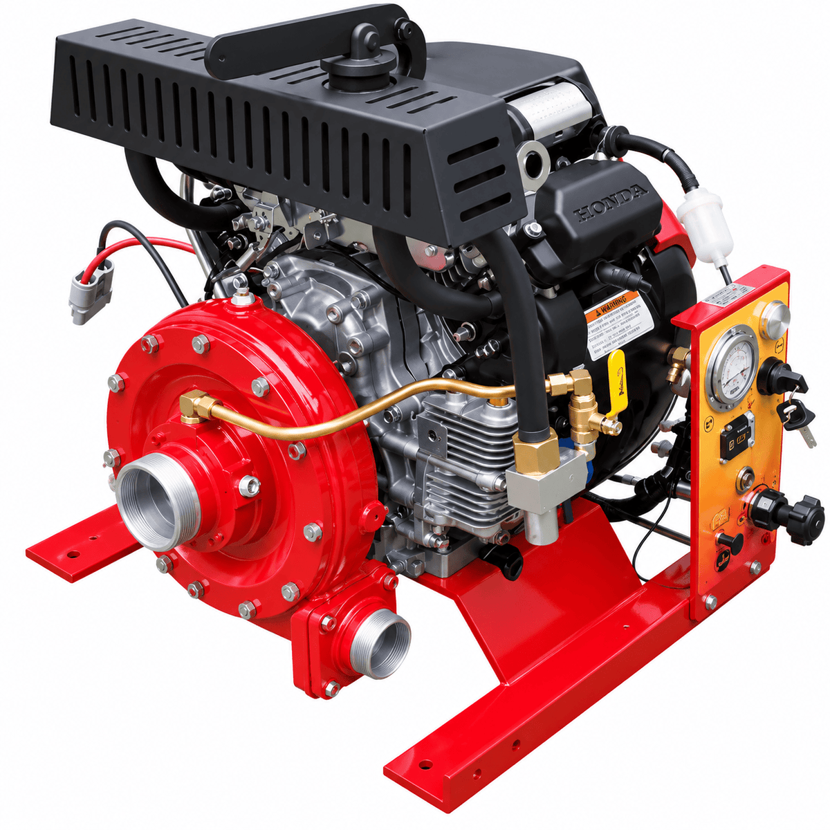 CET Skid Mounted Pumps Fire_Safety_USA 23 HP Skid Mounted Mid Range Pump - Electric Start