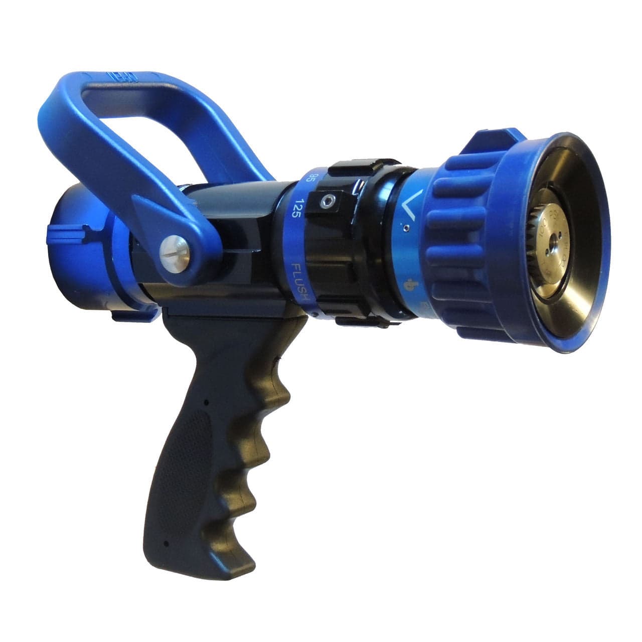 C & S Supply Nozzles Fire_Safety_USA 30 - 125 GPM 1 1/2" Blue Devil Select Gallonage Nozzle