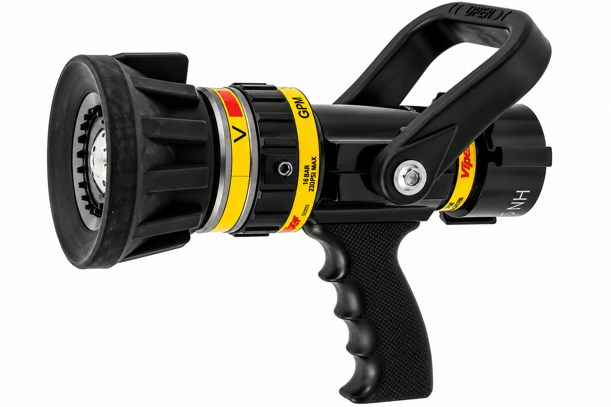 C & S Supply Nozzles Fire_Safety_USA 30–125 GPM 1-1/2" Select Gallonage Nozzle