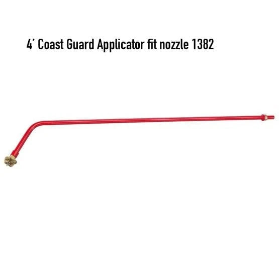 Fire Hose Nozzles Direct Nozzles Fire_Safety_USA 4' Coast Guard Applicator with Fog Heads