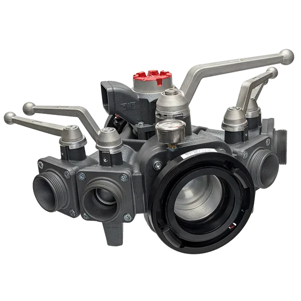 Harrington Gate Valves Fire_Safety_USA 5-Way Manifold Valve (Storz x Storz x NH Male)