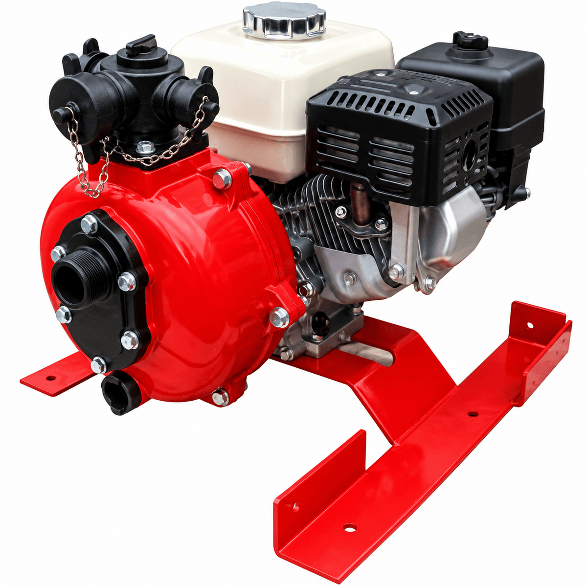 CET Skid Mounted Pumps Fire_Safety_USA 6 HP Skid Mounted High Pressure Pump - Pull Start