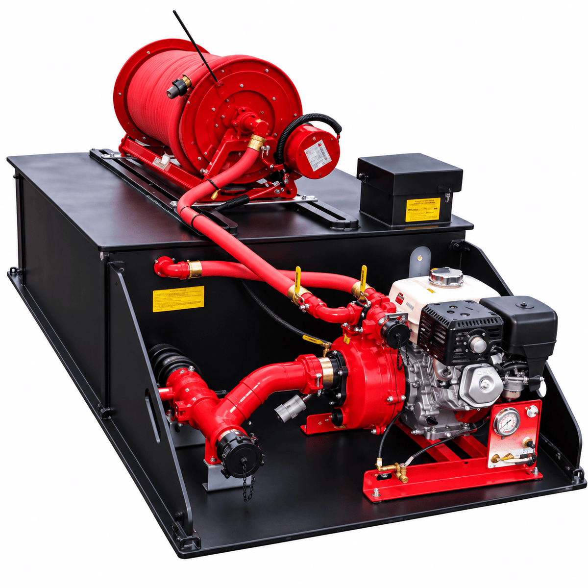 CET Truck Skid Units Fire_Safety_USA 6 HP Skid Unit with 200 Gallon Water Tank