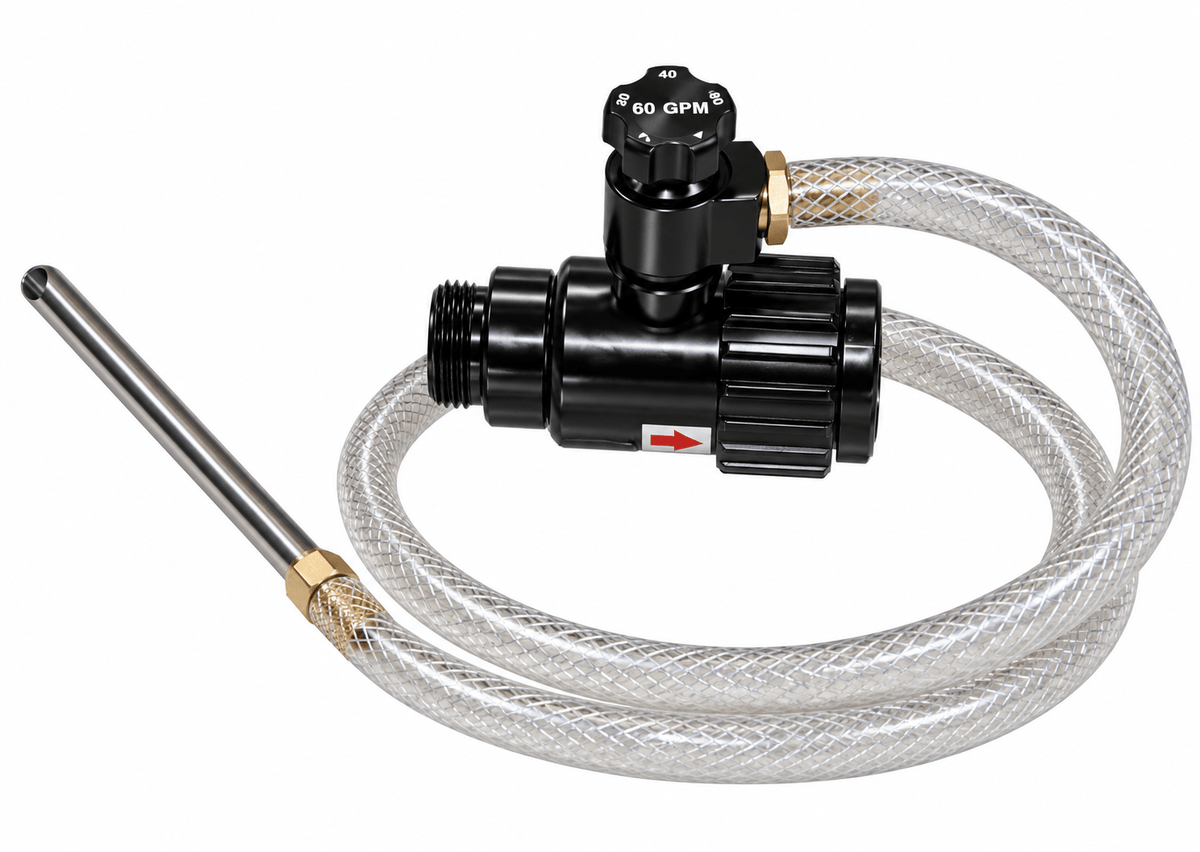 C & S Supply Foam Accessories Fire_Safety_USA 60 GPM Foam Eductor with Metering Dial and 1-1/2" Rigid Base