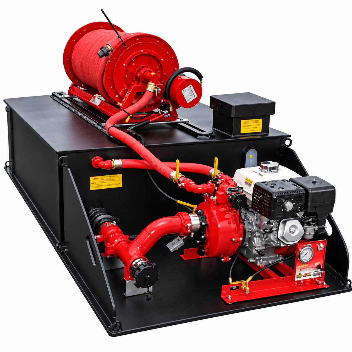 CET Truck Skid Units Fire_Safety_USA 9 HP Skid Unit with 200 Gallon Water Tank