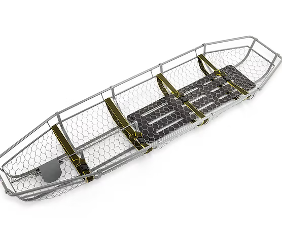 Junkin Basket Stretcher with Back Plate