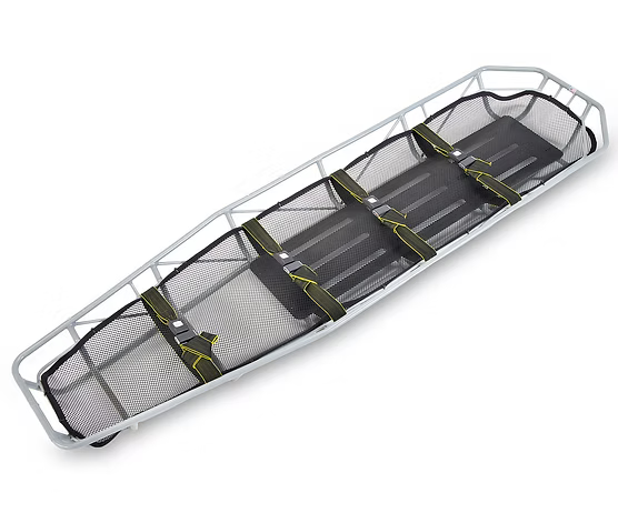 Junkin Safety Stretcher Fire_Safety_USA Junkin Military Type III SS Plastisol Coated Basket Stretcher