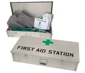 Junkin Safety First Aid Kit Fire_Safety_USA Junkin Mine First Aid Station