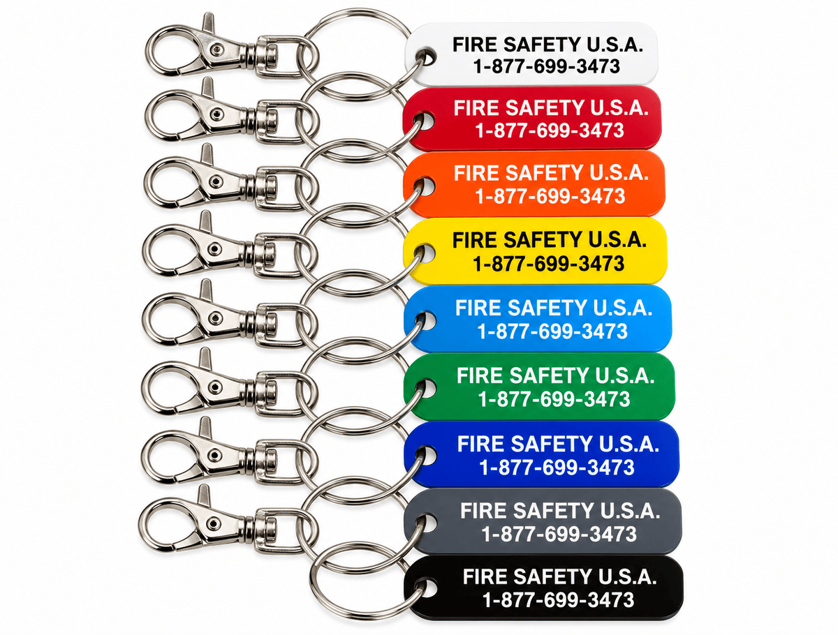 Sunny Mountain Fire & Rescue Accountability Tags Fire_Safety_USA Acrylic Accountability Tag
