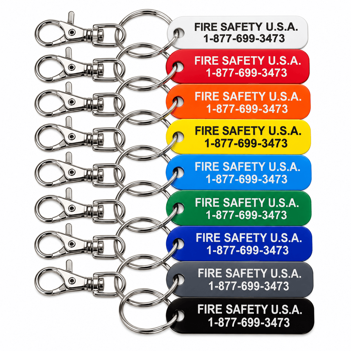Sunny Mountain Fire & Rescue Accountability Tags Fire_Safety_USA Acrylic Accountability Tag